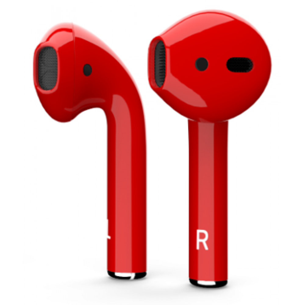 Apple discount airpods red