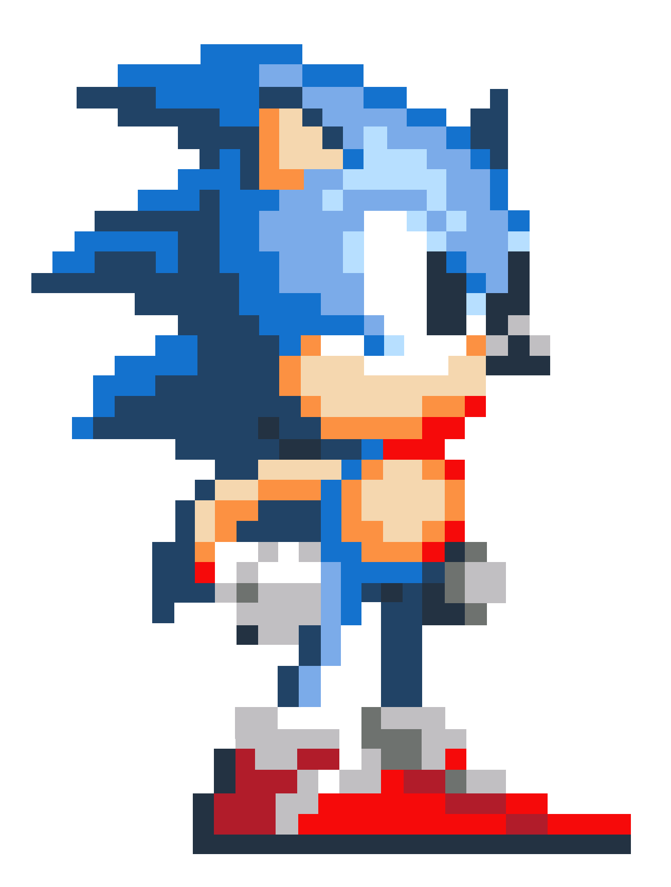 32x32 Sonic! by PixelKoko 💥