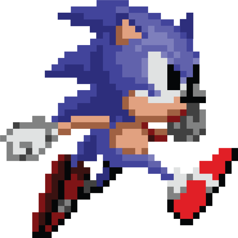 Sonic - 8 Bit Sonic Gif,png download, transparent png image