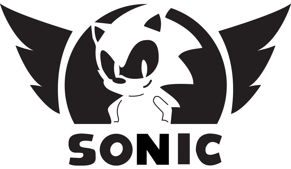 sonic pumpkin stencil