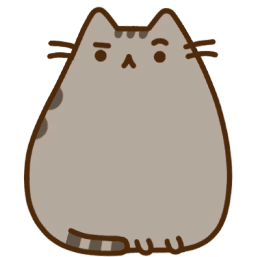 pusheen sad gif