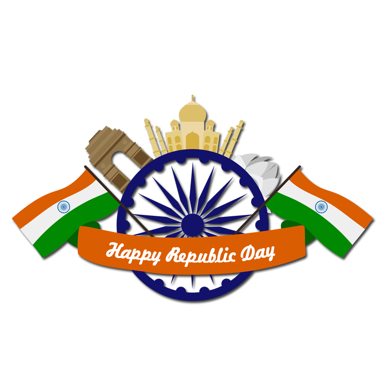 26-Jan Clipart Transparent PNG Hd, India Republic Day 26, 58% OFF