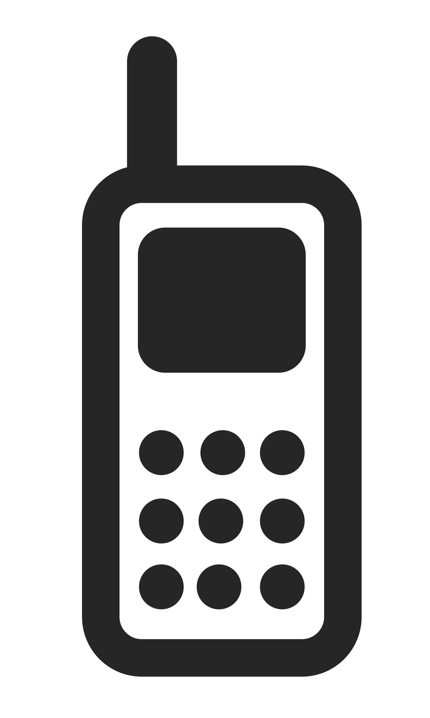phone icon black and white