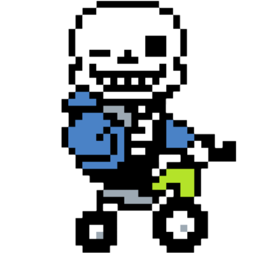 Undertale Sans - Speed Drawing (Pixel Art) 