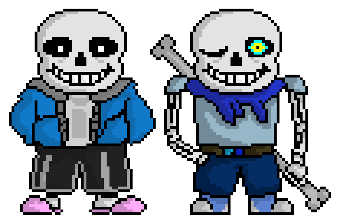 Undertale Sans Pixel Art, HD Png Download, png download, transparent png  image