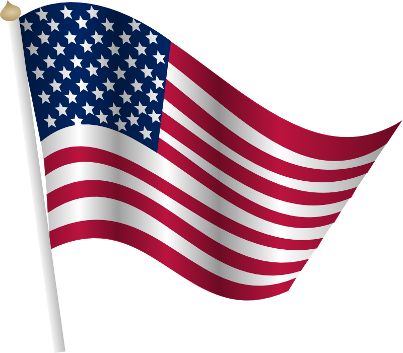 american flag no background