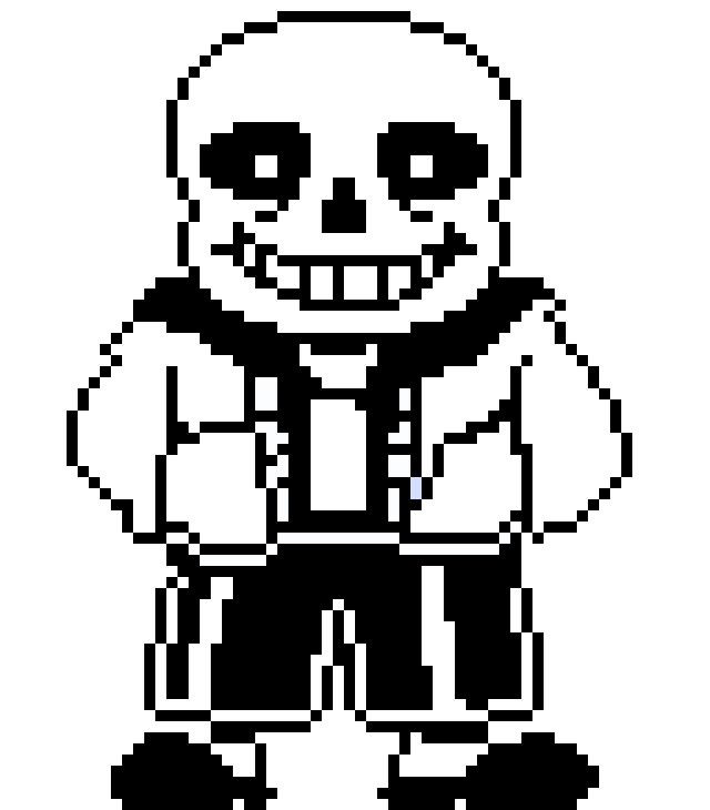 Sans just made a pun  Pixel art pattern, Undertale pixel art, Pixel art  grid