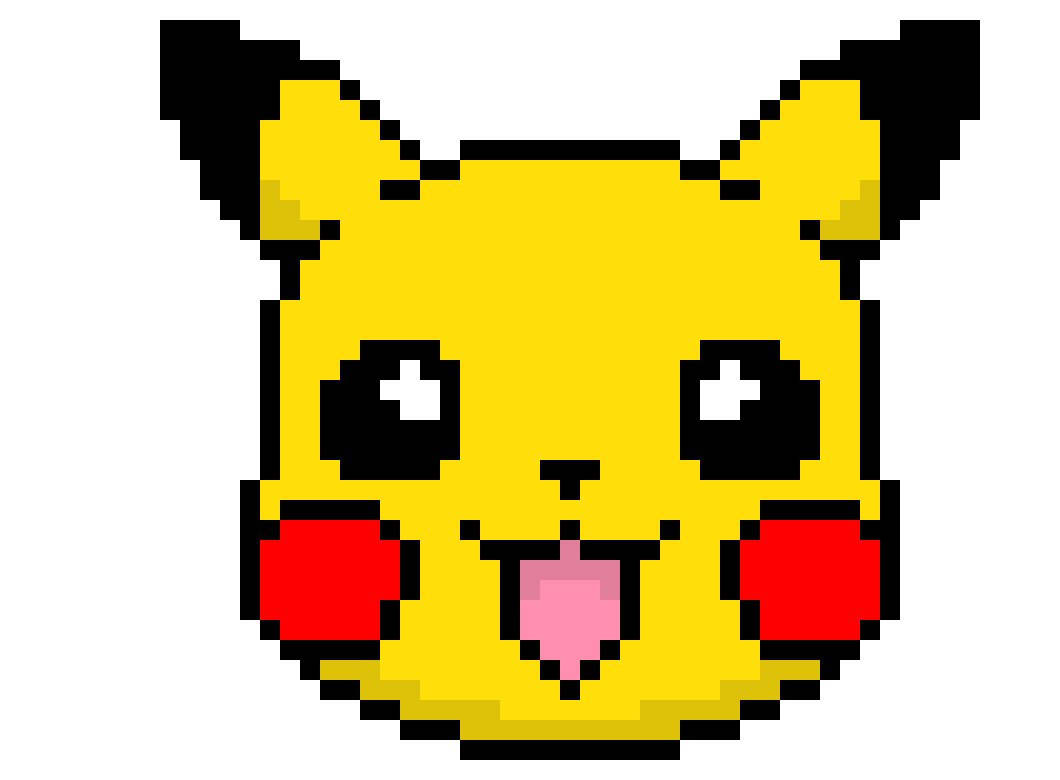 Pikachu Pixel Art Pokemon, HD Png Download , Transparent Png Image - PNGitem