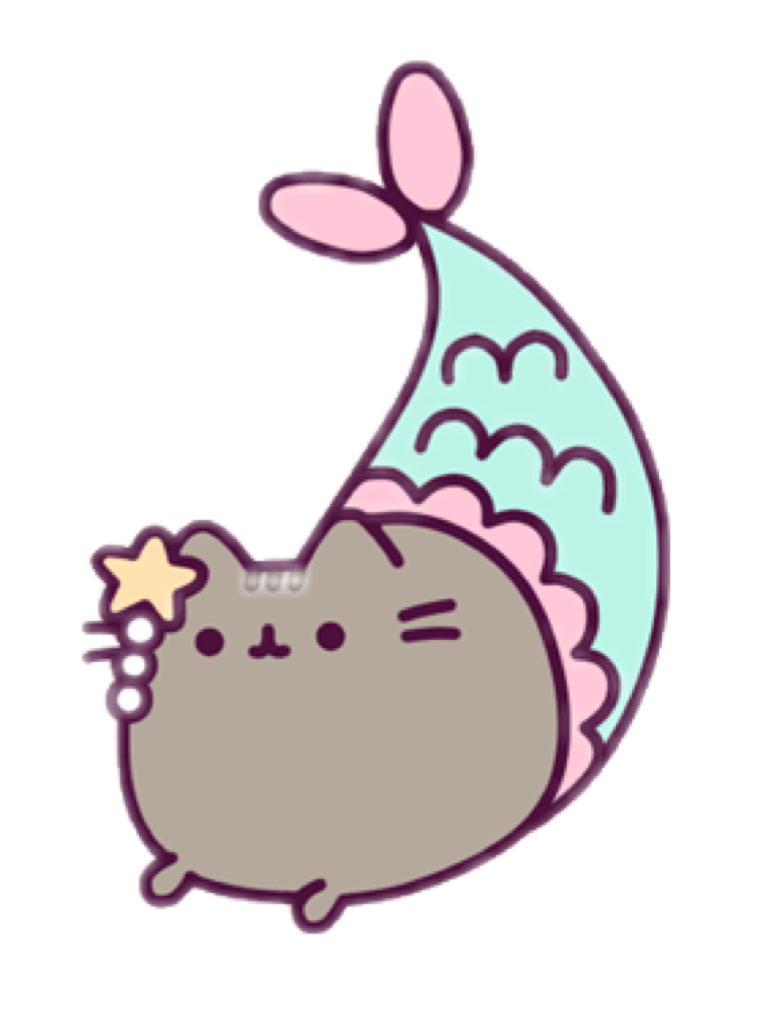 Mermaid pusheen deals cat