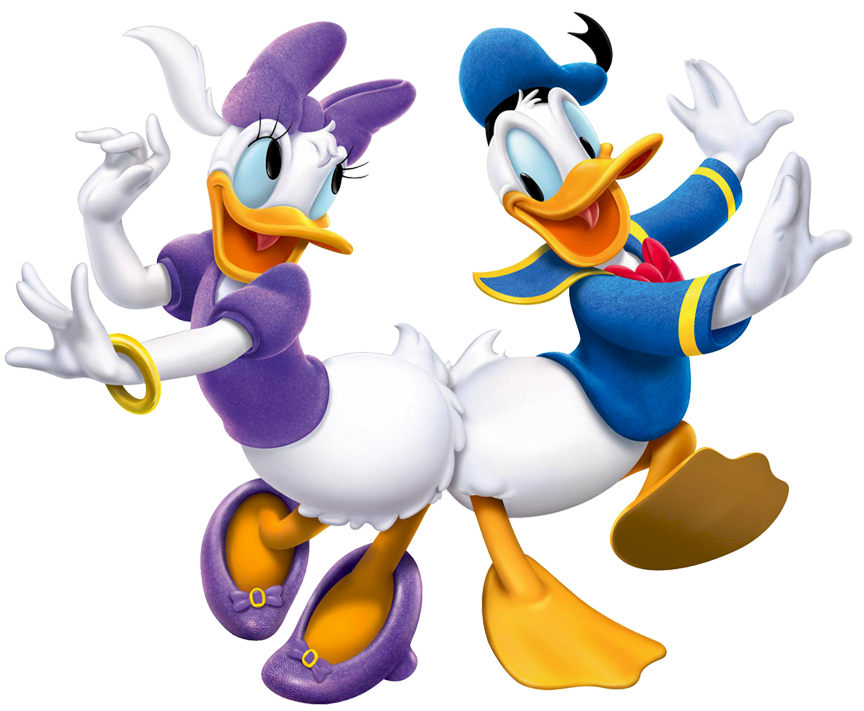 Image Daisy Duck - Mickey Mouse Clubhouse Minnie And Daisy PNG Image With  Transparent Background png - Free PNG Images