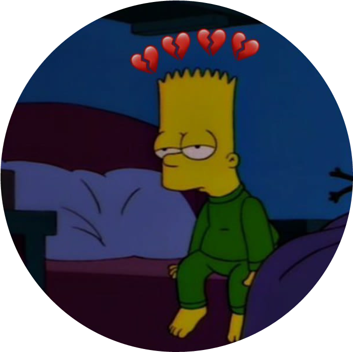 Sad Bart Png - Sad Bart Simpson Png Transparent PNG - 576x432