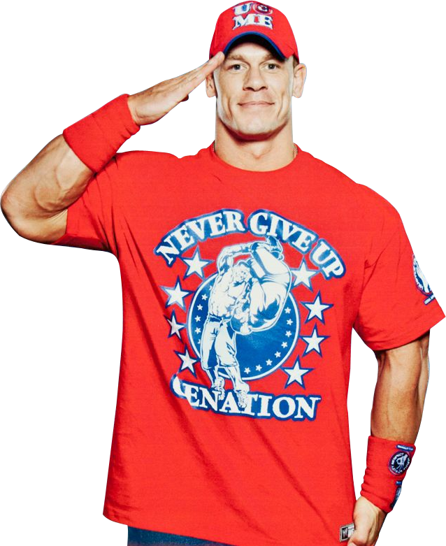 john cena red attire