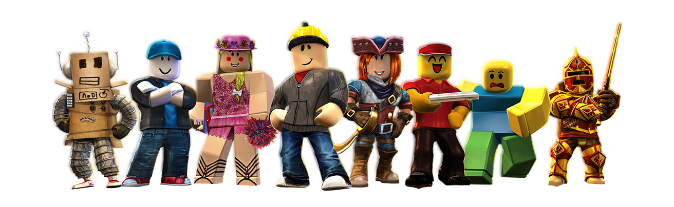 Personagem roblox feminino png