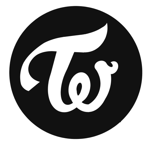 Twice - Logo - Black | Sticker