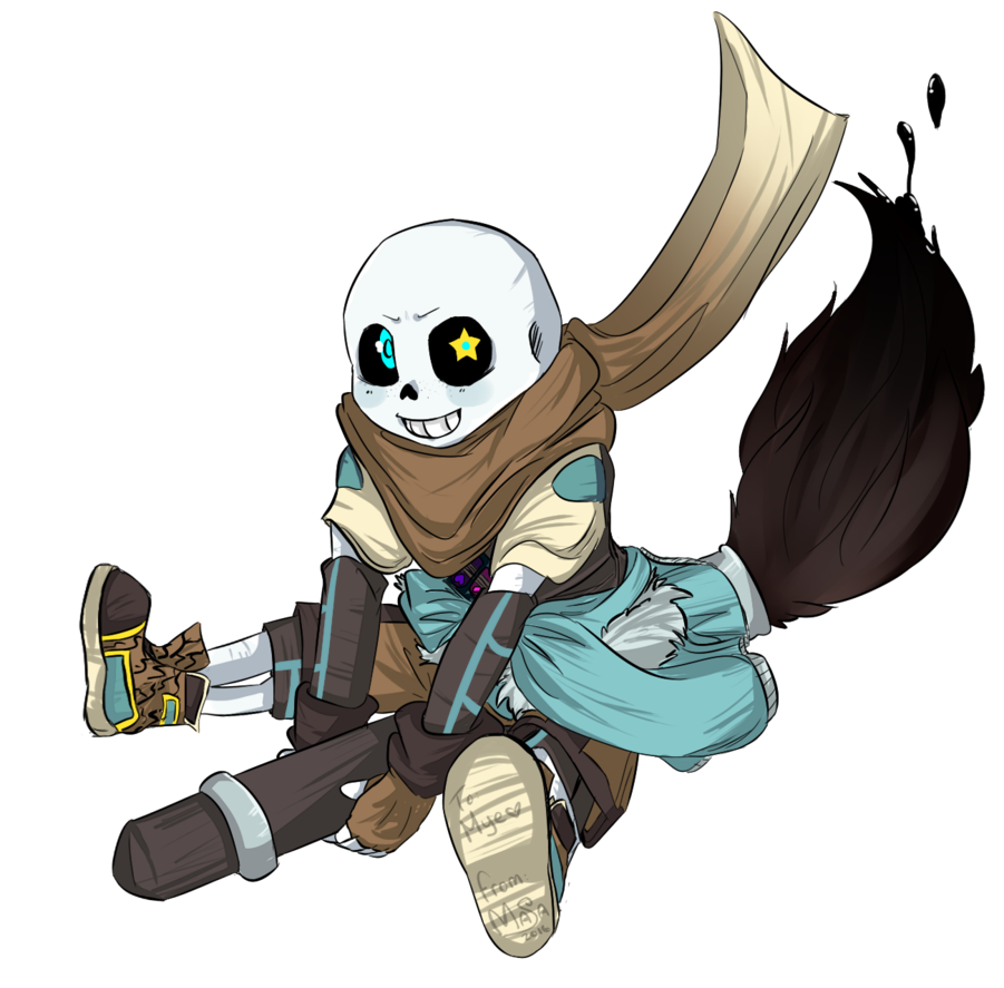 Undertale Character Cartoon Wiki - Ink Sans Transparent PNG