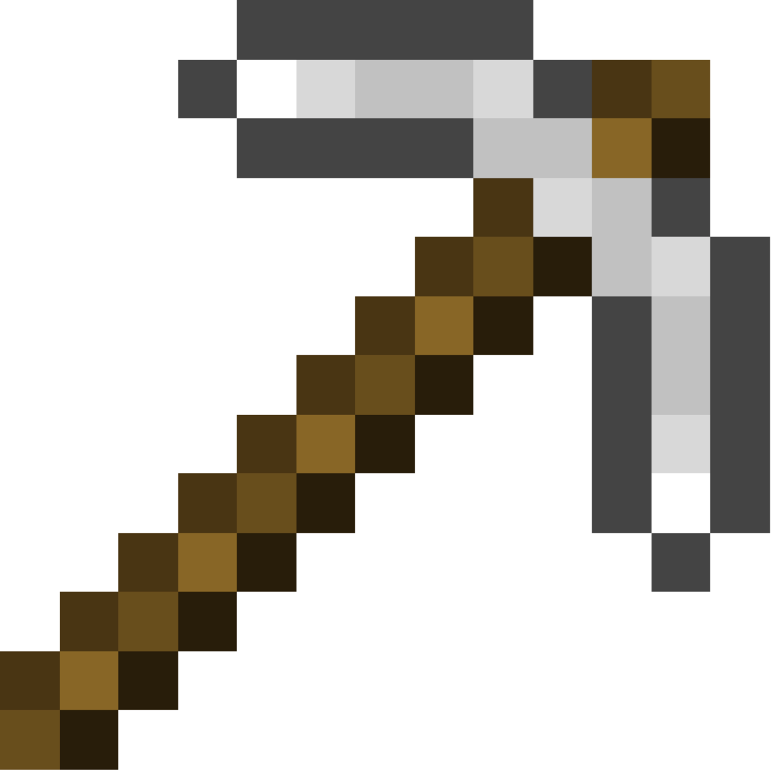 minecraft pickaxe transparent