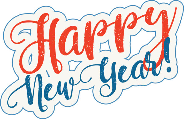 Download New Year Font Text Calligraphy For Happy Day Hq Png Image Freepngimg