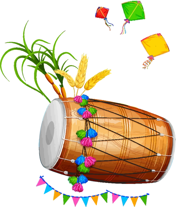 מחזמר הודי של Lohri Drum Handמחזמר הודי של Lohri Drum Hand  