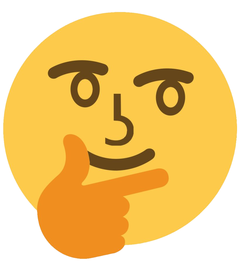 Thinking Emoji - Discord Emoji Thinking Emoji Meme Png,Upside Down