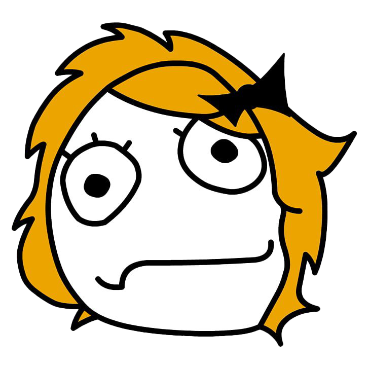 Troll Face Meme Girl, HD Png Download, png download, transparent png image