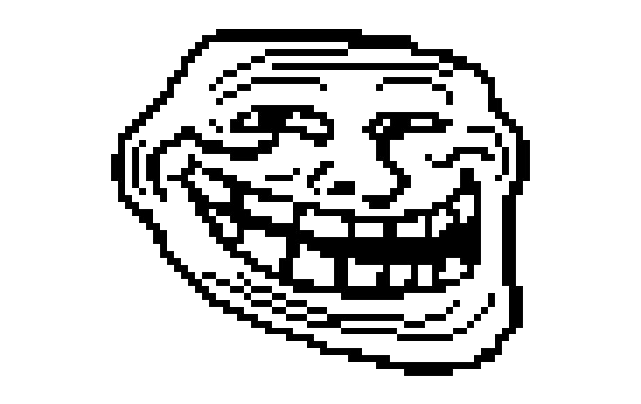 Trollface color icon in PNG, SVG