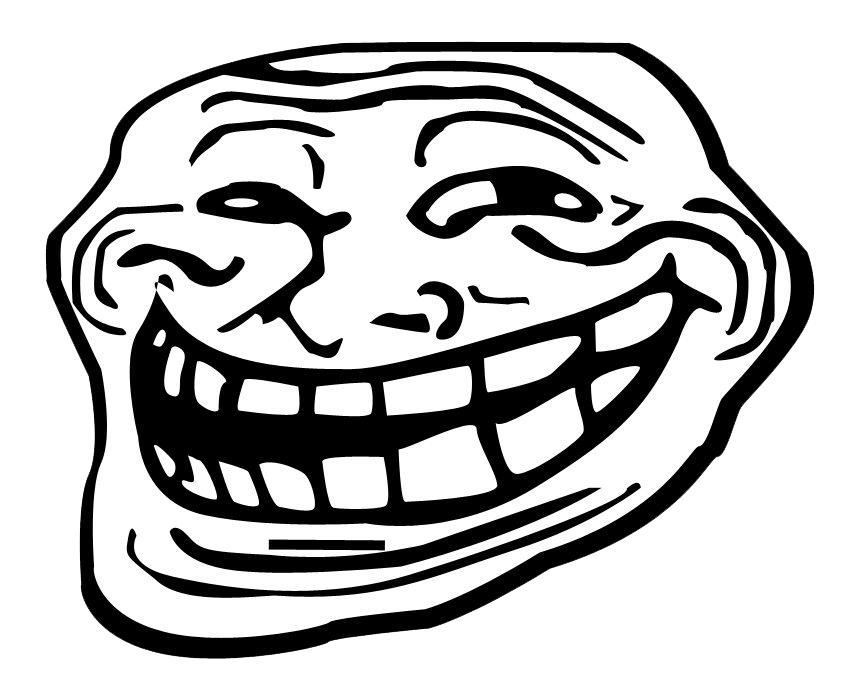 Trollface White PNG Images & PSDs for Download