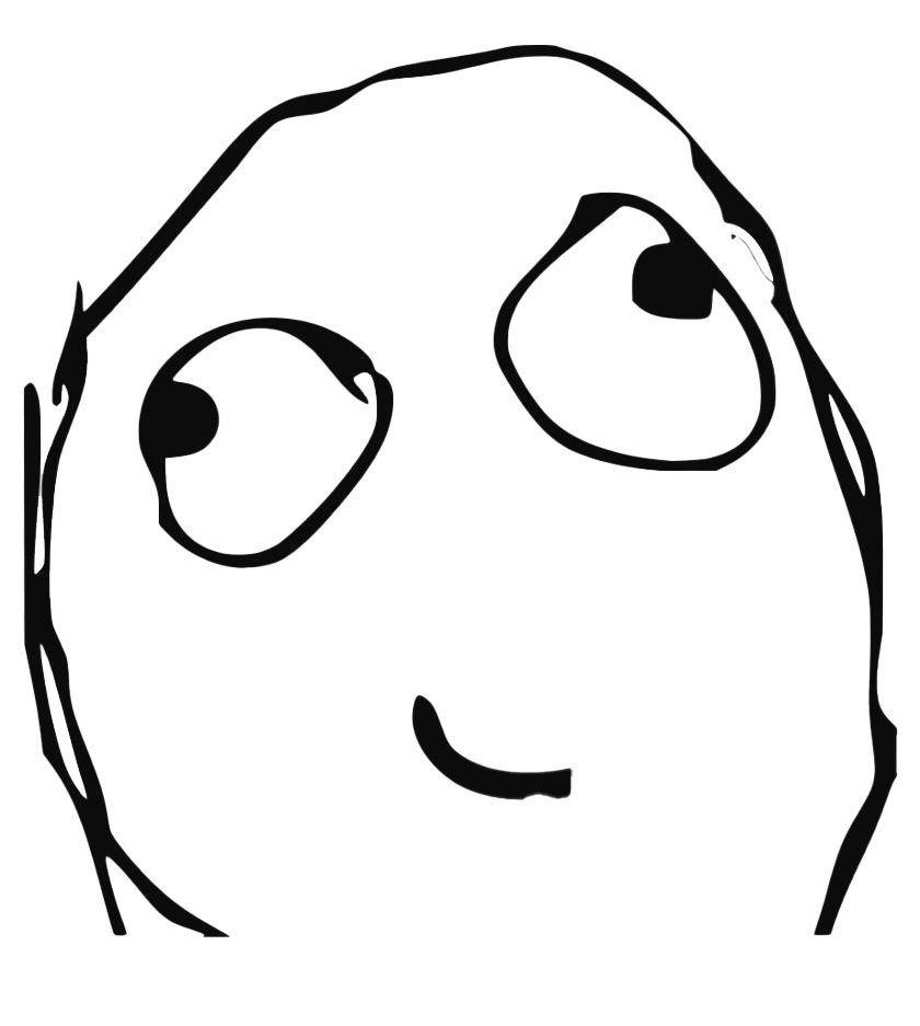 derp rage face png