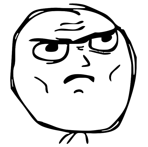 derp rage face png