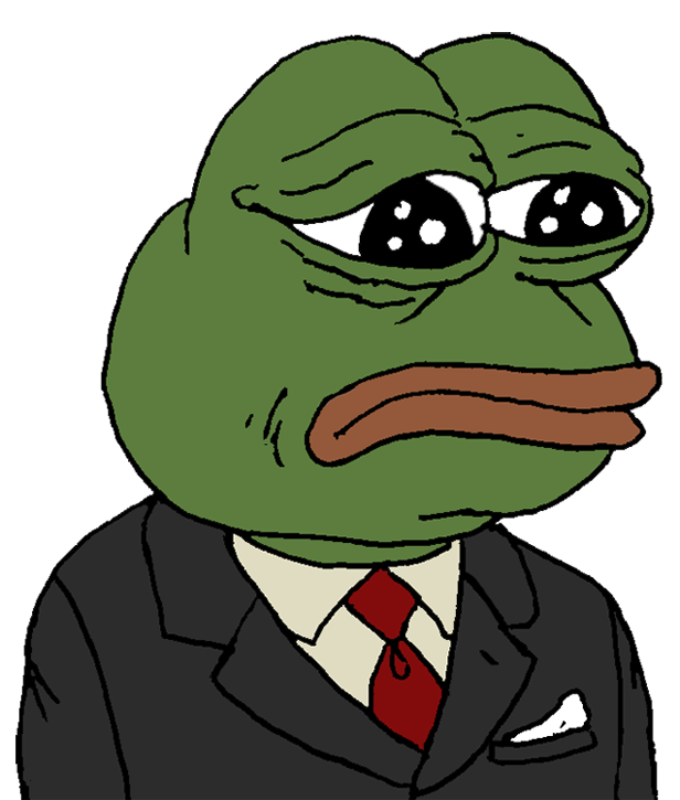 Sad Frog Meme Icon 12721537 Vector Art at Vecteezy