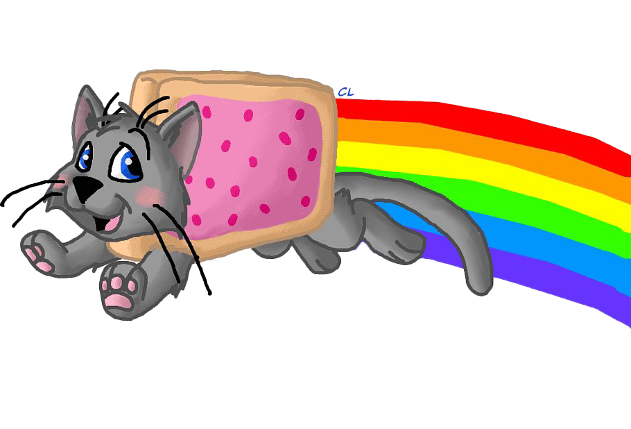 Nyan Cat GIF Kawaii, Cat transparent background PNG clipart