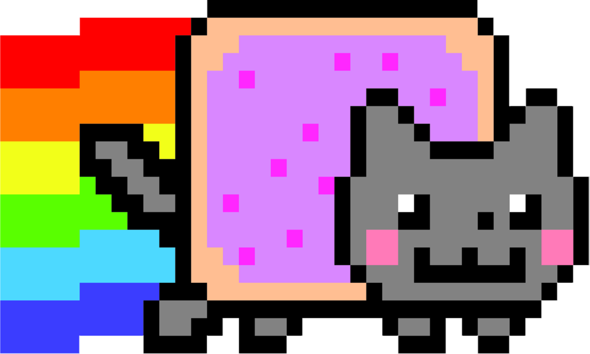 Nyan Cat GIF Kawaii, Cat transparent background PNG clipart