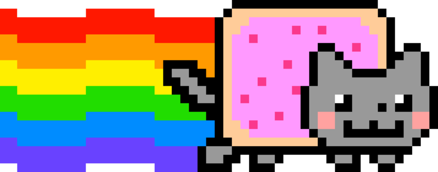 Nyan Cat GIF Kawaii, Cat transparent background PNG clipart