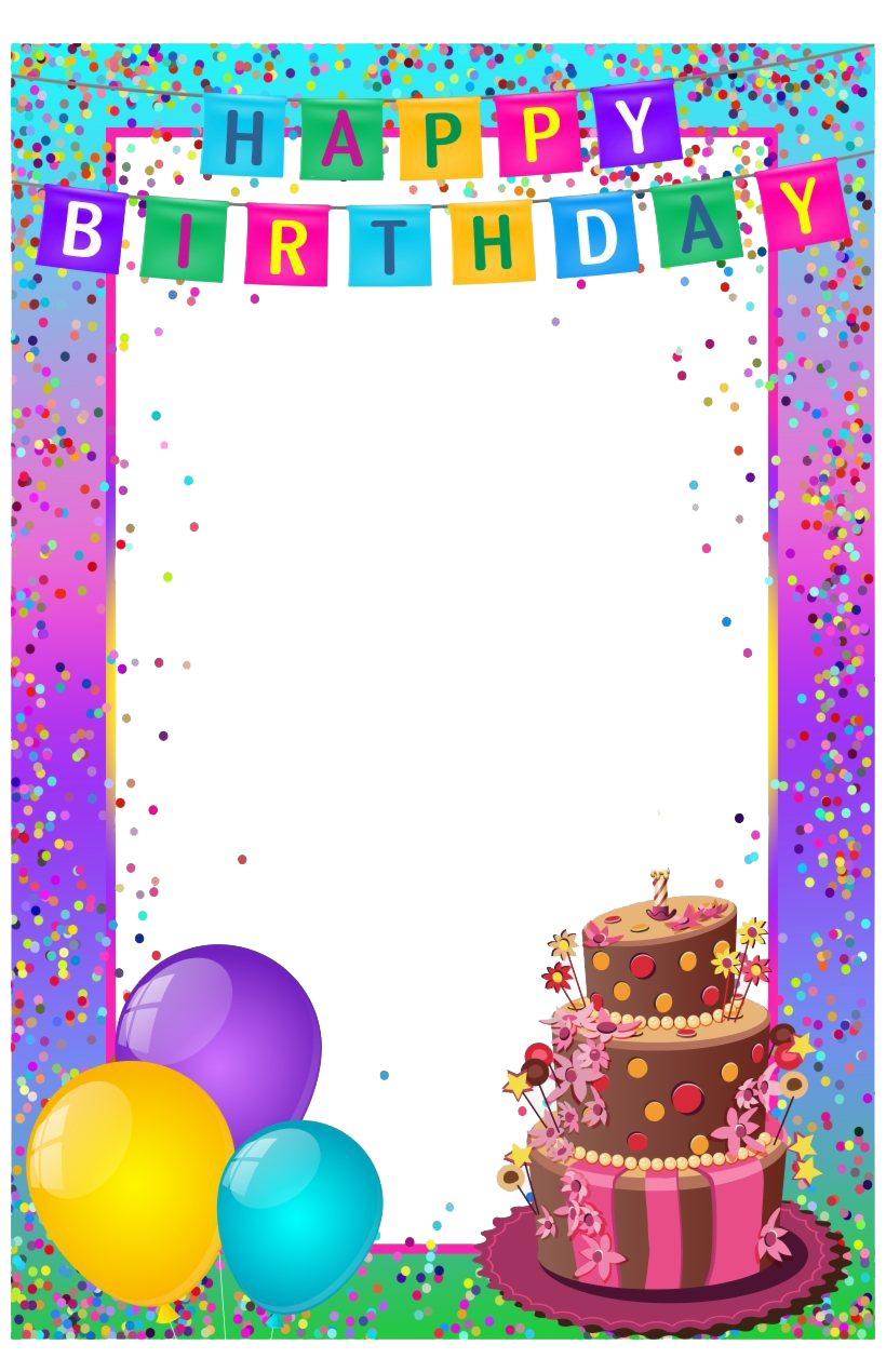 Download Frame Birthday Free Photo HQ PNG Image | FreePNGImg