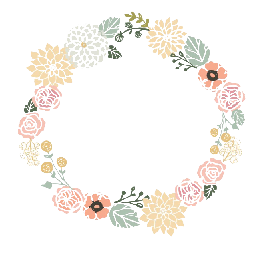 vintage floral background png