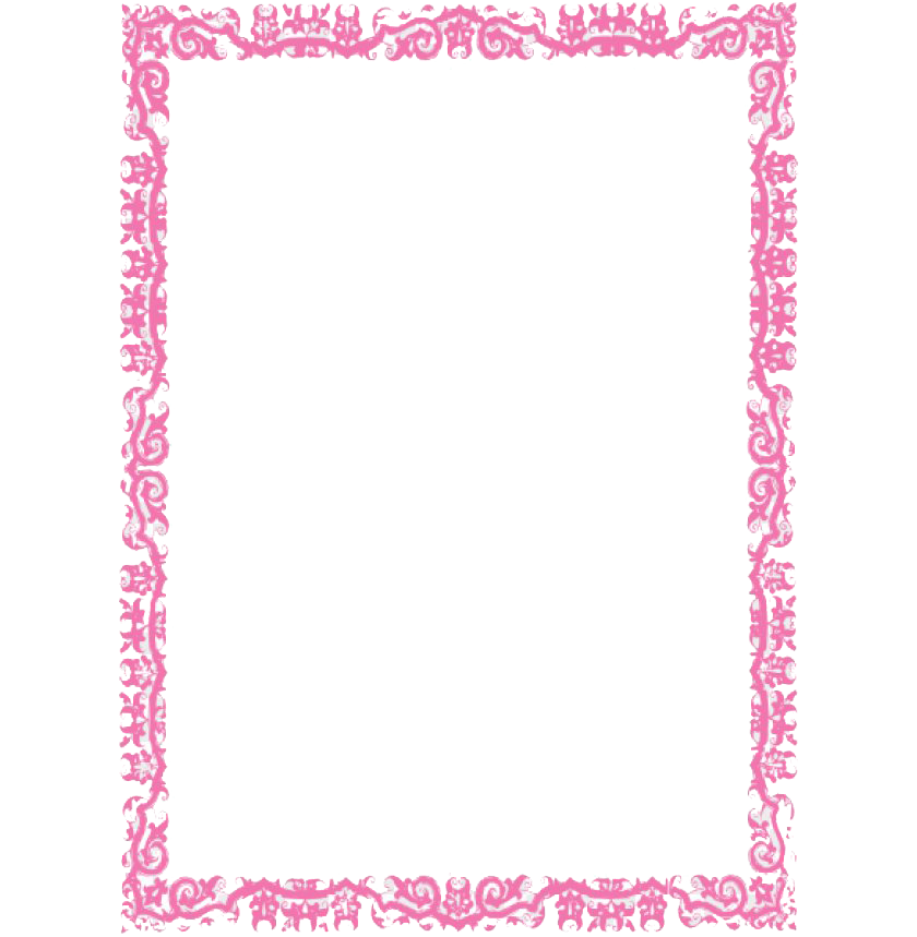 pink border design