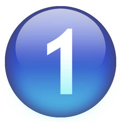 Number 1 Transparent PNG Image