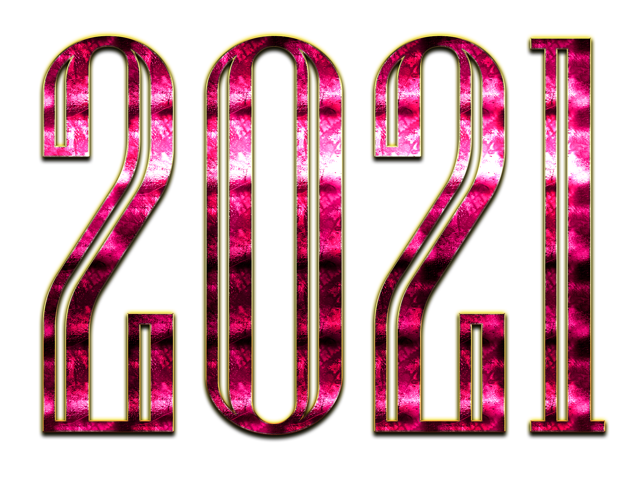2021 Year Download HQ PNG Image