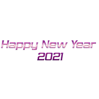 Year 2021 Happy Free Clipart HD PNG Image