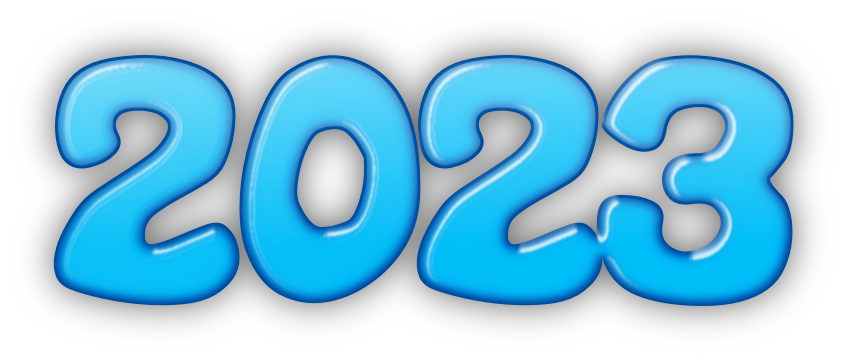 2023 Text Free Clipart HD PNG Image