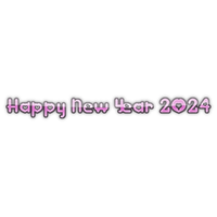 2024 Text Free Transparent Image PNG