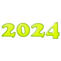 2024 Text Free Hd Image Transparent Hq Png Download 