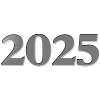 Happy New Year 2025 Skyline Fireworks Transparent PNG Image