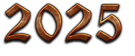 Happy New Year 2025 Dream Style Transparent PNG Image