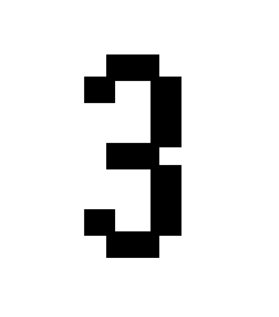 Number 3 Transparent PNG Image