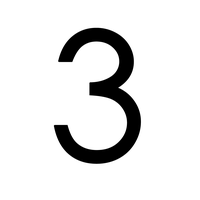 Number 3 PNG