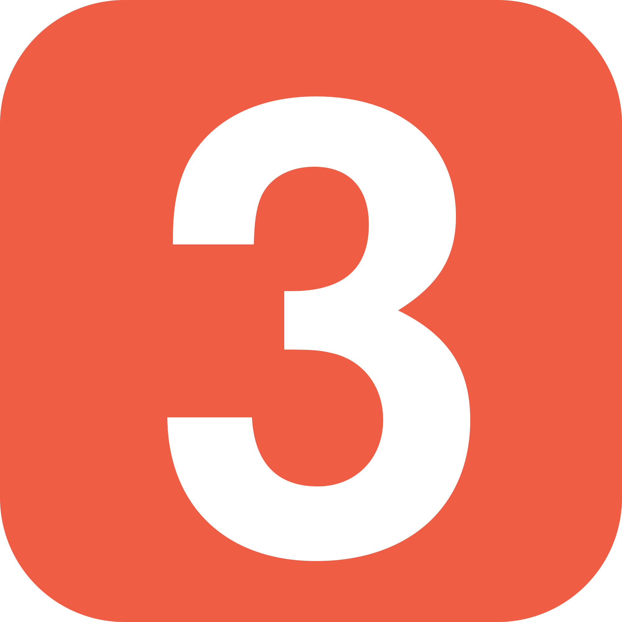 Number 3 Transparent PNG Image