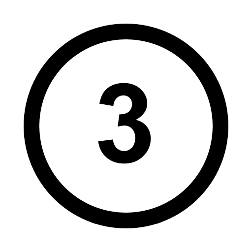 Number 3 Transparent PNG Image