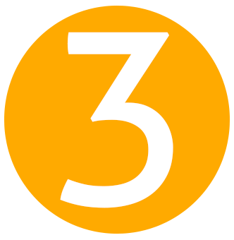 Number 3 Transparent PNG Image