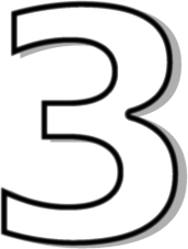 Number 3 Transparent PNG Image