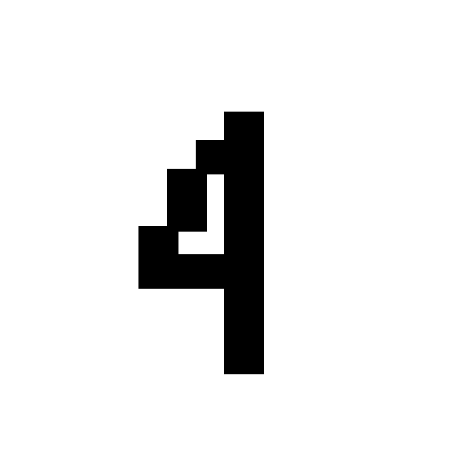 Number 4 Transparent PNG Image